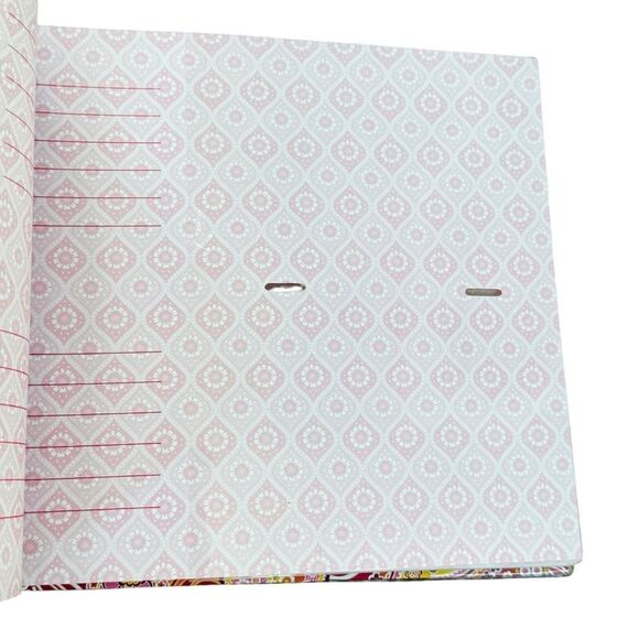 Vera Bradley Colorful Pink Paisley Print Bow Detail Deluxe Photo Album. NEW. - Picture 4 of 8